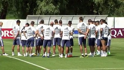 A LA CHARLA DE SAMPAOLI CON LOS JUGADORES