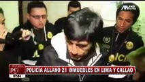 Megaoperativo policial contra los 'cuellos blancos del puerto' deja 11 detenidos