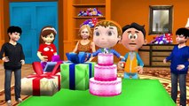 Happy Birthday Song | 3D Animation Nursery Rhymes For Children | Popular Kids Songs Collection
