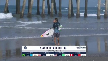 Adrénaline - Surf : Vans US Open of Surfing - Men's, Men's Qualifying Series - Round 1 heat 2