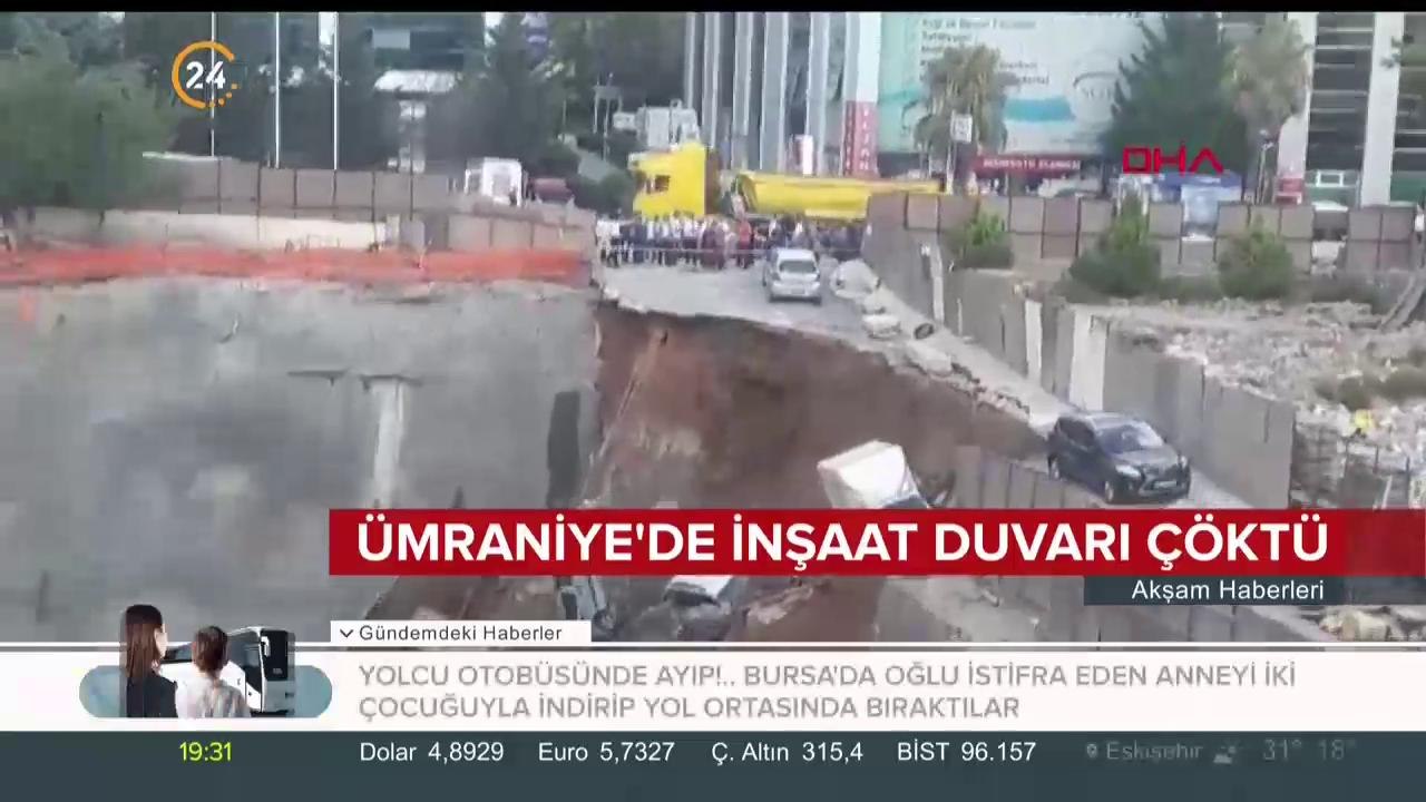Duvar çöktü