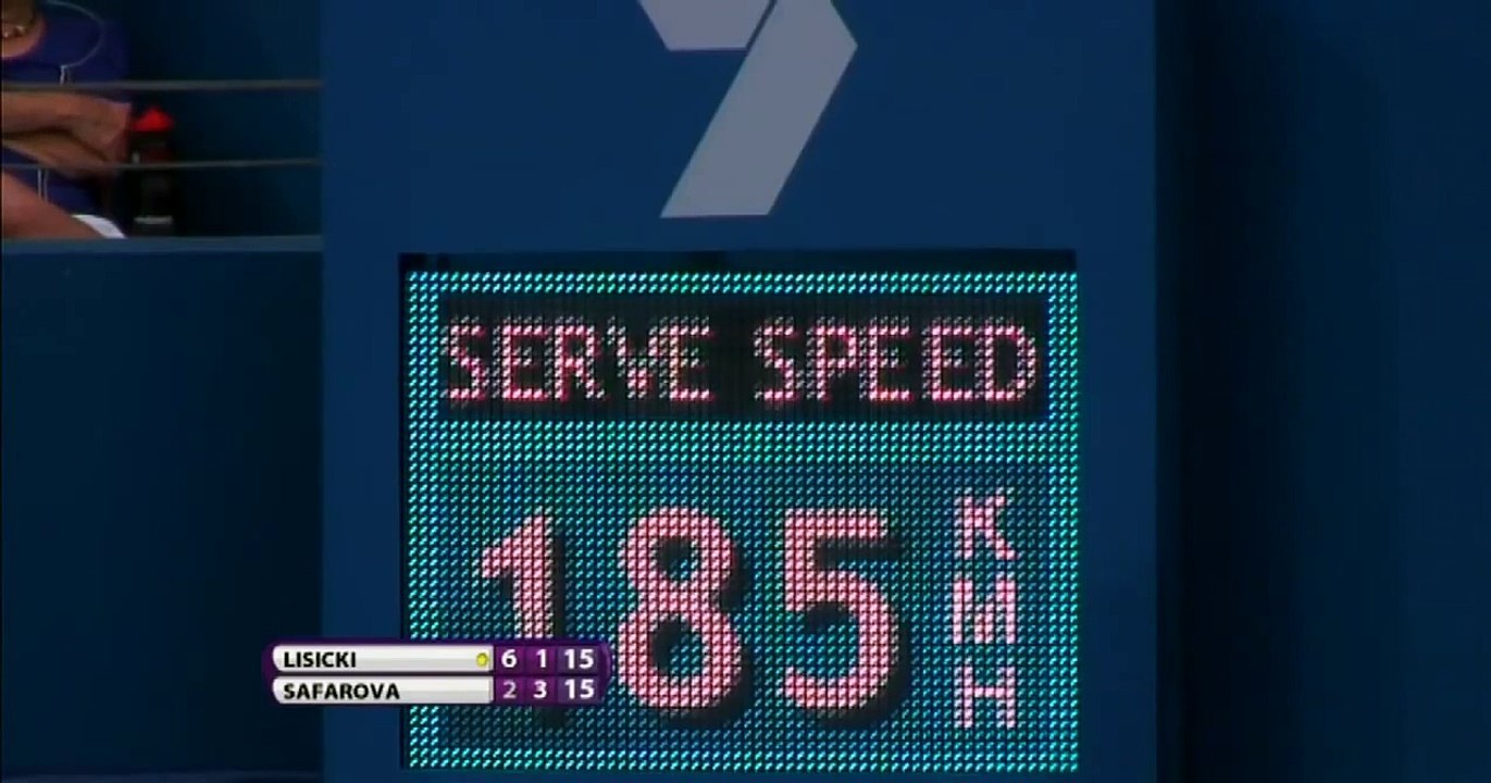 Sabine Lisicki Three aces in a row