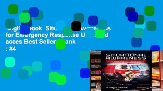 Digital book  Situational Awareness for Emergency Response Unlimited acces Best Sellers Rank : #4