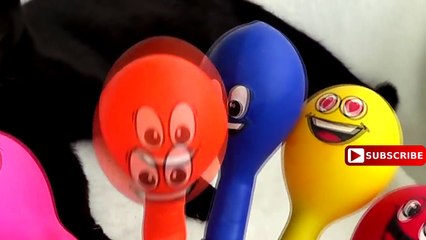 NEW Finger Family for Learning Colors with REAL Cat Balloons Nursery Rhymes Song for Kids