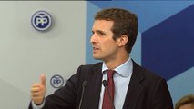 Casado culpa a Sánchez de la huelga de taxis: “El PSOE ha roto el consenso, que lo arregle”