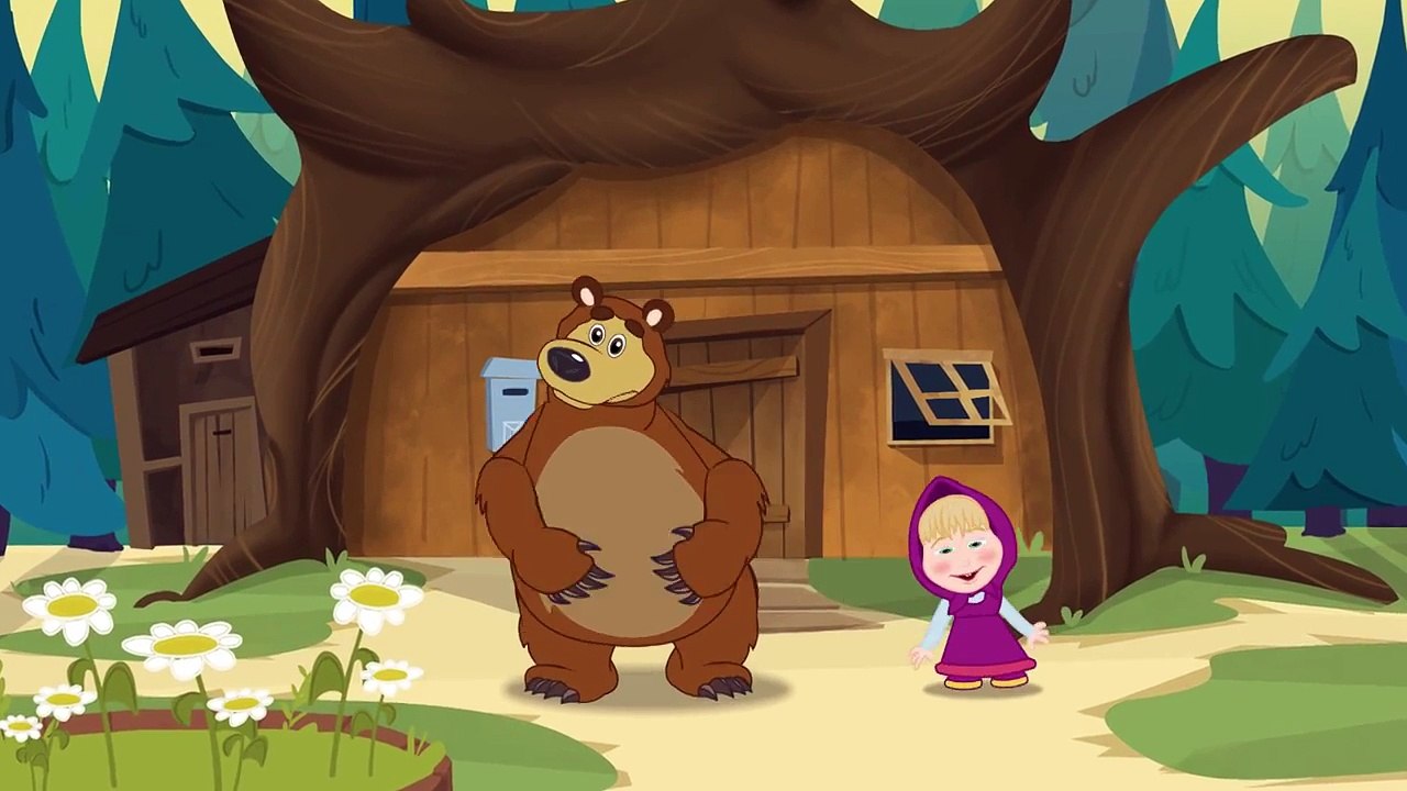 Si tu as la joie au coeur frappe de mains Masha et Michka en français - Chanson enfantine