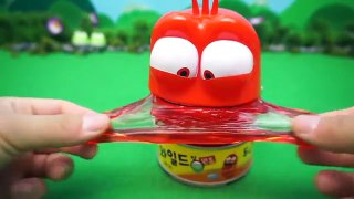 Larva toy play with Jelly Clayslime❤TOYFAMILY PLAY TOYS