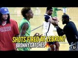 Shots Fired at LeBron! Bronny RESPONDS w/ Quavo Watching! CAUGHT FIRE FROM DEEP!