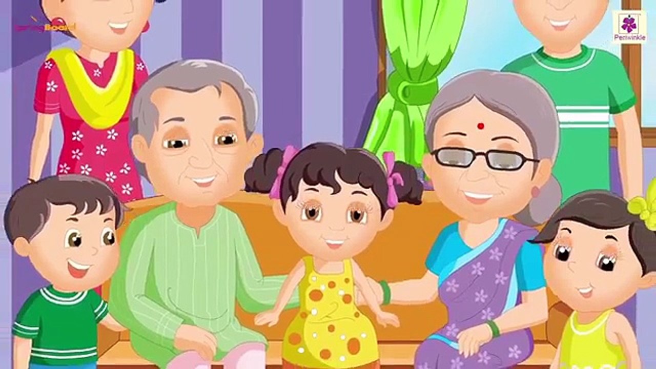 My Family | English Nursery Rhyme For Kids On Happy Family | Periwinkle