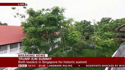 Trump Kim summit- A secluded island - BBC News