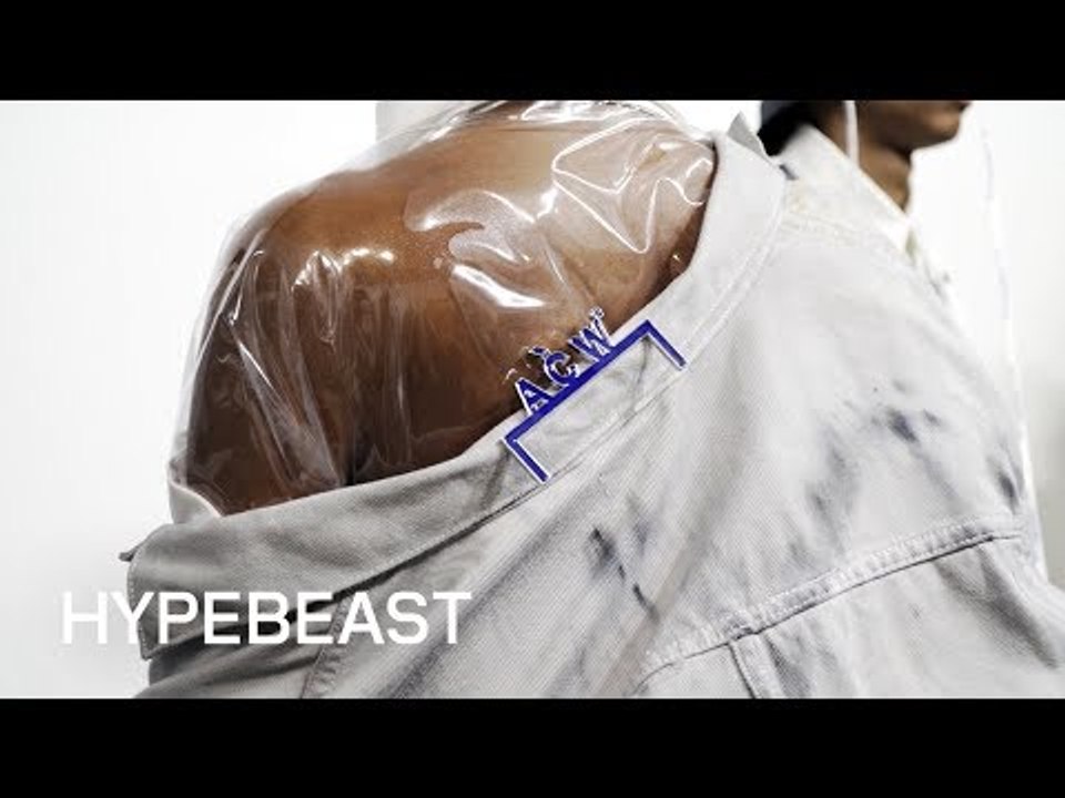 Backstage at A-COLD-WALL*'s 2018 Spring/Summer Show