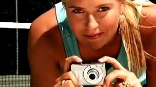 Maria Sharapova Canon Powershot Commercial 07