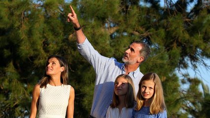 El rey Juan Carlos no salió en la foto de verano de la familia real