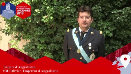 Interview de l'Empereur d'Angyalistan - 2e Sommet des micronations francophones, Vincennes 2018