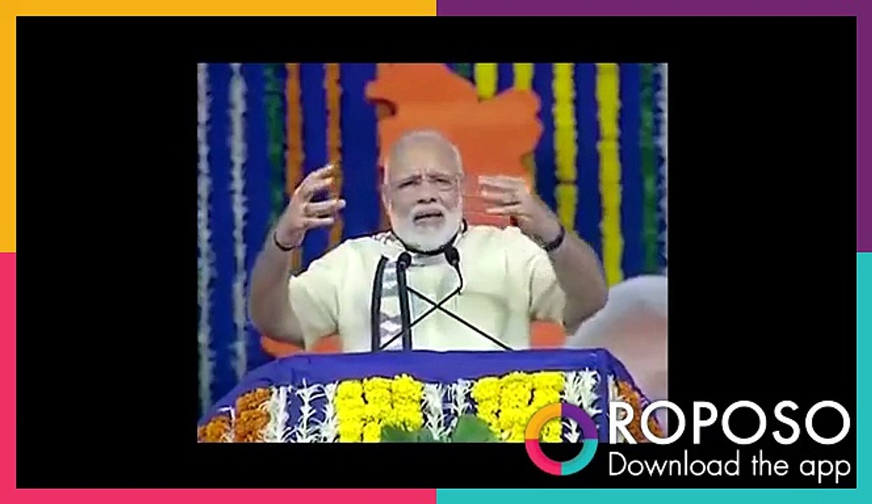 Modi funny video