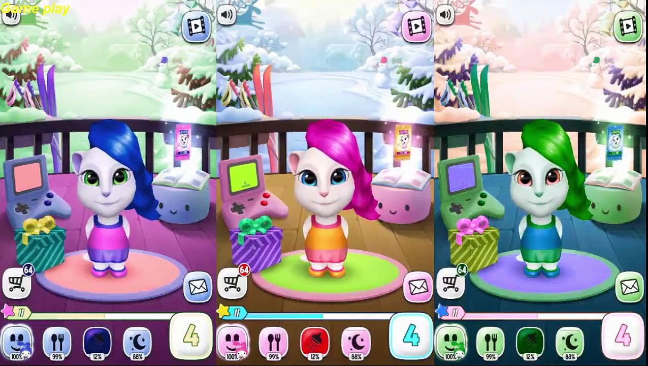 Colors Reion Compilation My Talking Angela Great Makeover Funny Videos