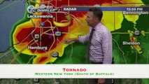 Tornado's and Funnel Clouds Across The South Towns of Buffalo and WNY