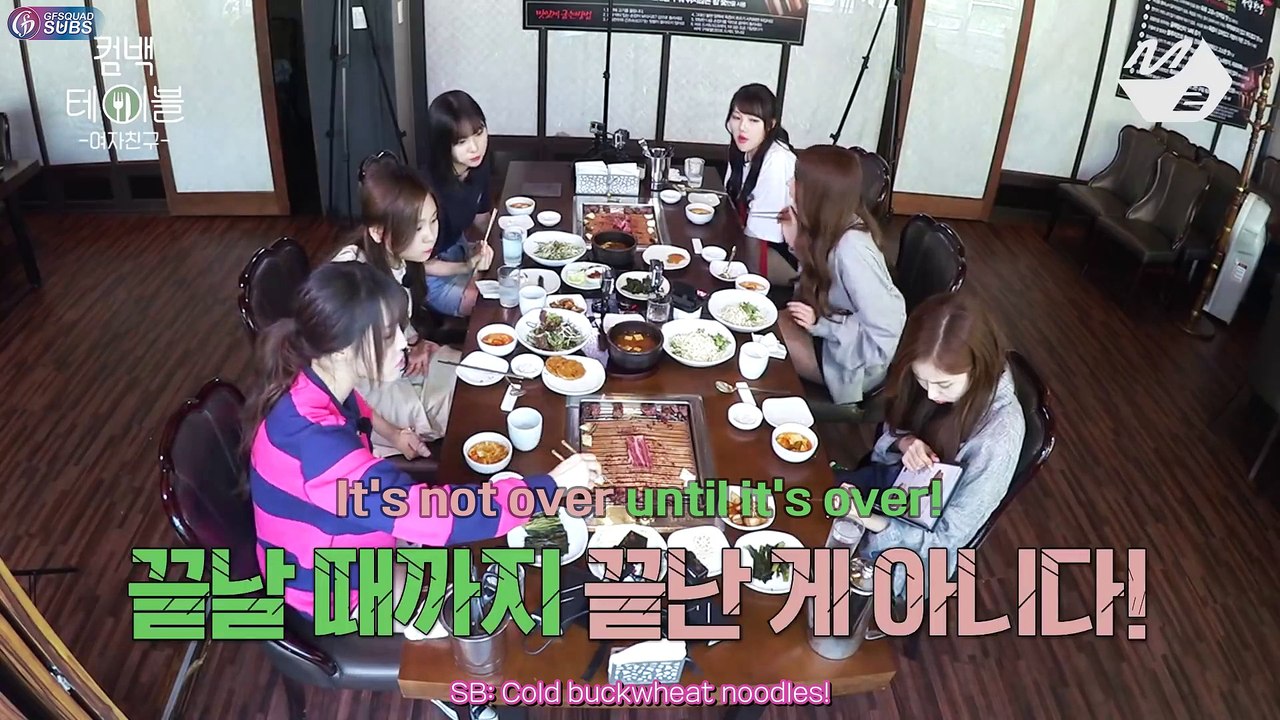 [ENG SUB] GFRIEND - M2 Comeback Table