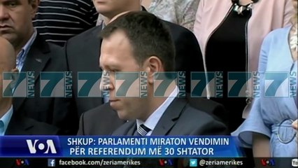 MAQEDONI, REFERENDUMI PER EMRIN NE 30 SHTATOR - News, Lajme - Kanali 7