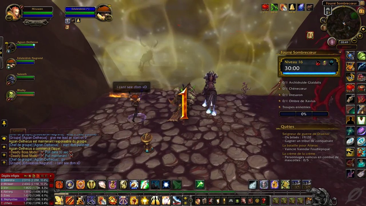 World of Warcraft - Fourré Sombrecoeur (Mythique 16)
