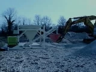 chaulage déblais de tranchée calcaire