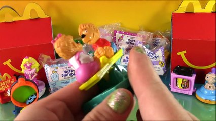 Mcdonalds Happy Meal Birthday Train! 15 Vintage Happy Meal Toys! E.T. Peanuts Barbie Soni