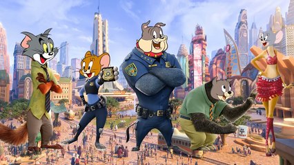 Zootopia Finger Family Song Nick and Judy Transforming into Tom and Jerry