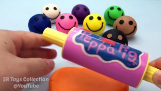 Learn Colors with Play Doh Smiley Face Fun for Children