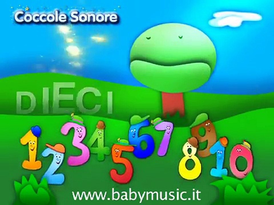 La Canzone dei Numeri 1 2 3 Imparare con Coccole Sonore