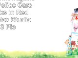 Vehicles Volkswagens Pickups Police Cars Fire Trucks in Red on White Max Studio Kids 3