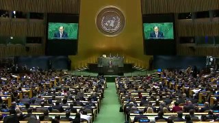 Ban Ki moon at the General debate of the 69th Session of the General Assembly