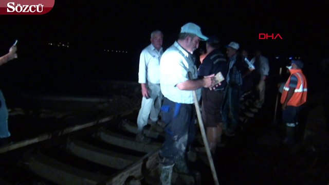 Tekirdağ'daki tren faciasının bir benzeri makinistin dikkati ile önlendi