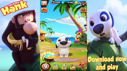 My Talking Hank Play With Food, Toys And Catch Animals Kids Game Video!