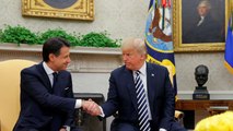 US President Donald Trump and Italian Prime Minister, Giuseppe Conte meet at the White House