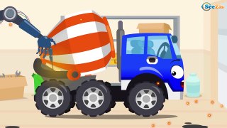 Monster Truck And Racing Car Race Cartoon Animation For Kids