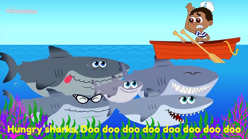 Baby Shark Song ♫ Animal Songs & Camp Songs ♫ Action & Dance Kids Songs by The Learning St