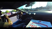 Delivering Pizza In A Lamborghini (WITH NO DOORS)