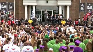 LeBron James speaks a the IPromise
