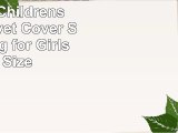 CONTONTING Kids Bedding Girls Childrens Cotton Duvet Cover Set Bedding for Girls Full