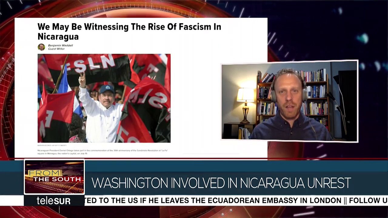 US Journalist Max Blumenthal Calls-out US Misinformation Over Nicaragua