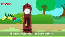 Hickory Dickory Dock Nursery Rhyme | Animated 3D English Nursery Rhyme
