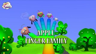 APPLE Finger Family | 3D Funny Finger Family Nursery Rhymes