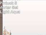 Lush Decor Lush Décor Ravello Pintuck 5 Piece Comforter Set FullQueen Light Aqua