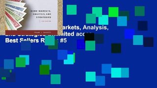 Trial Ebook  Bond Markets, Analysis, and Strategies Unlimited acces Best Sellers Rank : #5