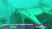 Teconogía y ciencia | Hunden 10 tanques en el Mediterráneo; crearán arrecifes artificiales