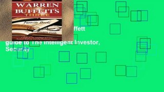Trial Ebook  Warren Buffett s 3 Favorite Books: A guide to The Intelligent Investor, Security