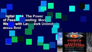 Digital book  The Power of Passive Investing: More Wealth with Less Work Unlimited acces Best