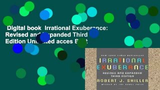 Digital book  Irrational Exuberance: Revised and Expanded Third Edition Unlimited acces Best