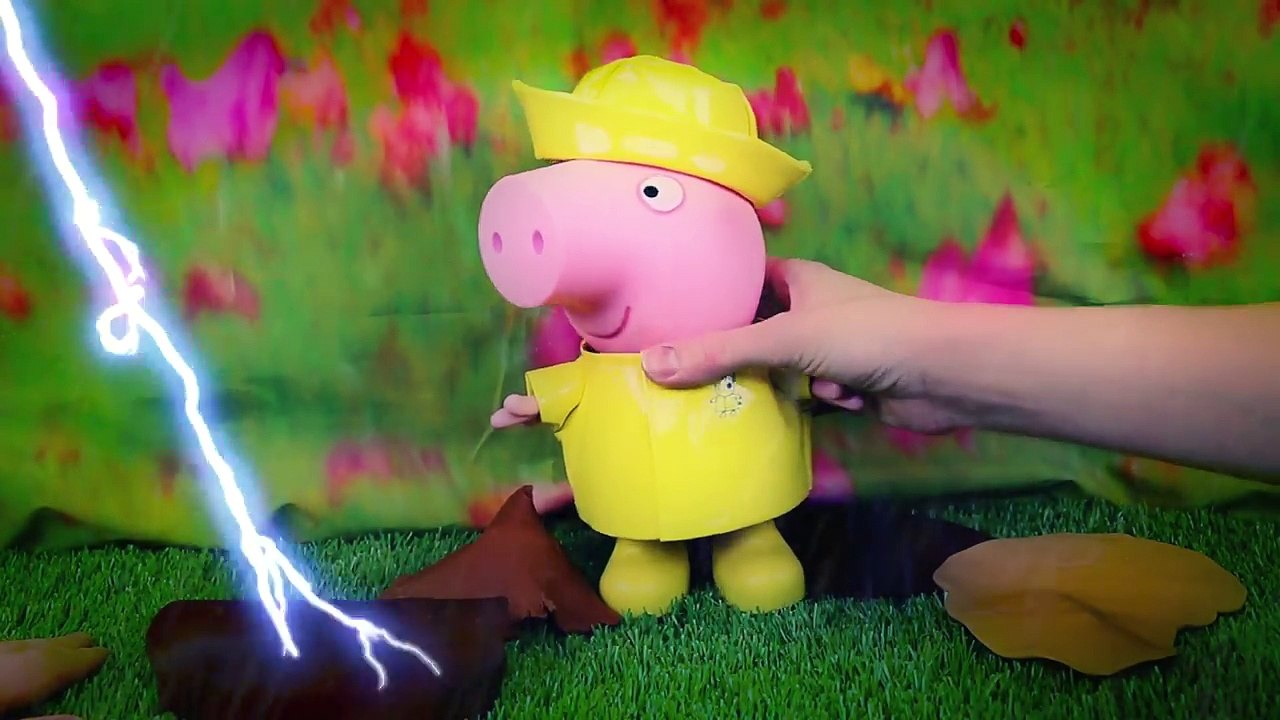 RAINY DAY PEPPA PIG Muddy Puddles Play Doh Surprise Toys with MLP Pops, Minions, Disney Pr