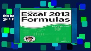 this books is available Excel 2013 Formulas For Ipad